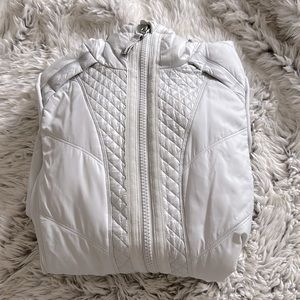 Athleta Winter White Sleek Puffer-Size XS